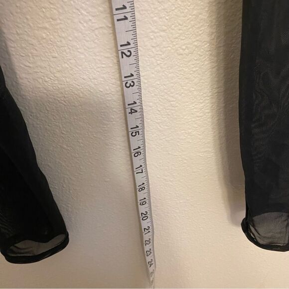 WEISSMAN Dance Costume unitard black red Cold Hearted Snake rhinestone 14693 LC - Picture 6 of 12